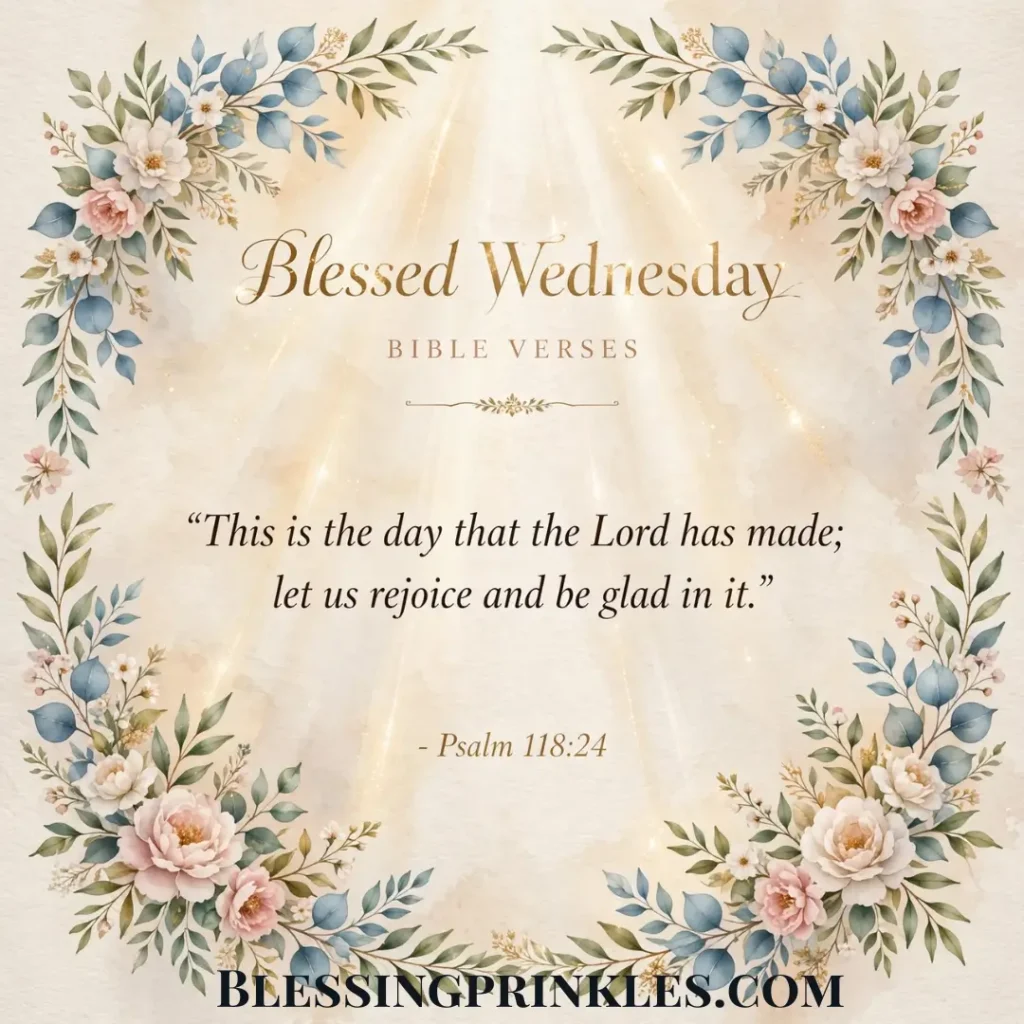 Blessed Wednesday Bible Verses