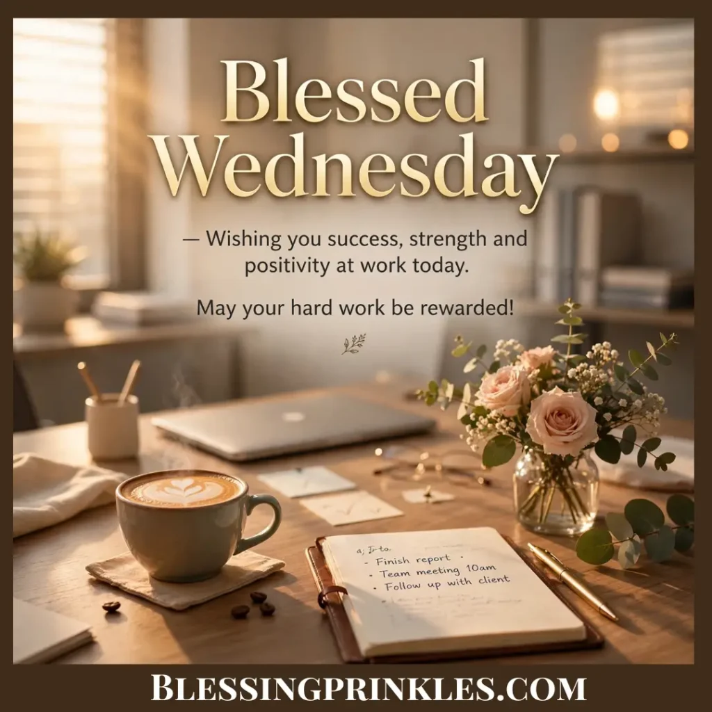 Blessed Wednesday For Work