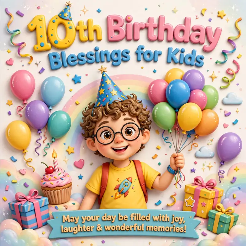 10th Birthday Blessings For Kids