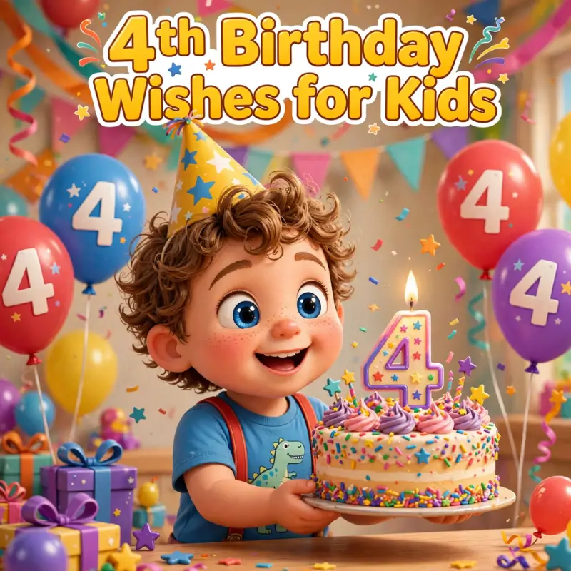 4th Birthday Wishes