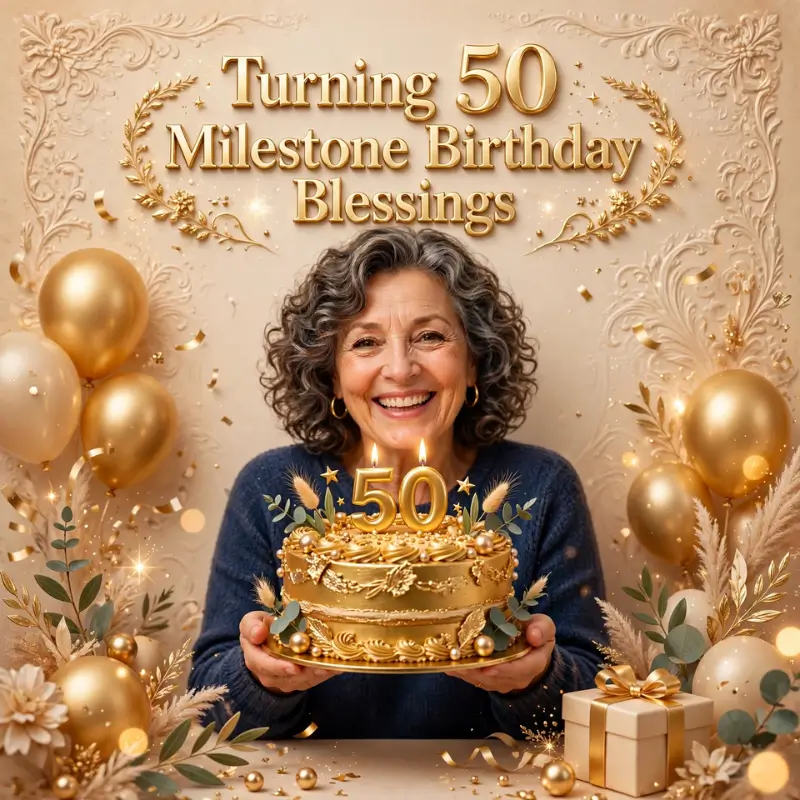 50th Birthday Milestone Wishes