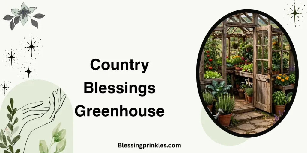 Country Blessings Greenhouse