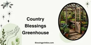 Country Blessings Greenhouse